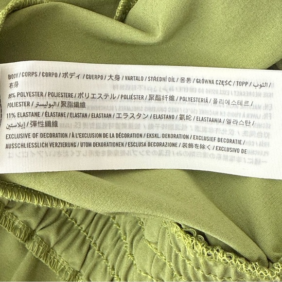 Abercrombie & Fitch Green Athletic Shorts Romper Women's Small Travel Athletic - Picture 13 of 13